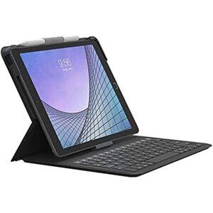 Zagg Messenger Folio 2 For iPad/iPad Air Bluetooth Keyboard Case - Black